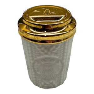 Holiday 2016 Starbucks KNIT SWEATER Ceramic To-Go Cup Christmas Tree Ornament